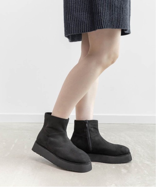 RANDA（ランダ）の「2WAY ビジュー×キルティングファームートンブーツ（ブーツ・レディース・ブラック/アイボリー/グレイッシュベージュ・S/M/L/LL）」の21枚目の写真