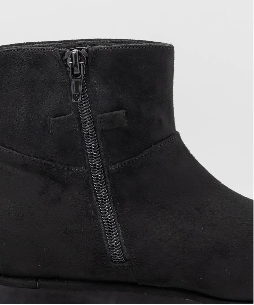 RANDA（ランダ）の「2WAY ビジュー×キルティングファームートンブーツ（ブーツ・レディース・ブラック/アイボリー/グレイッシュベージュ・S/M/L/LL）」の8枚目の写真