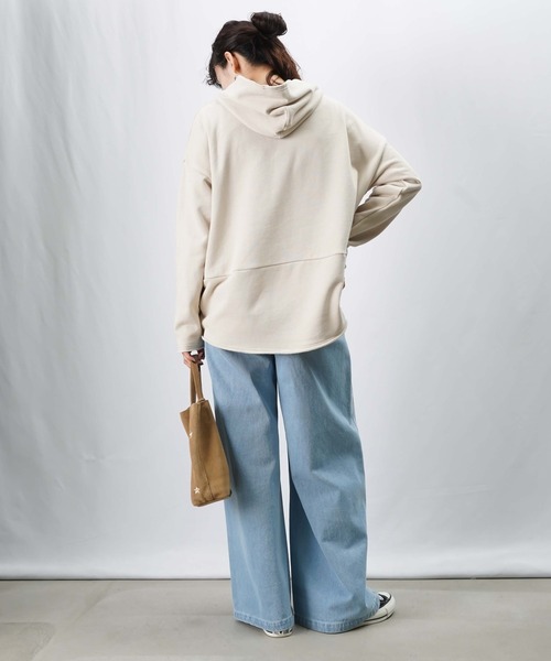 LUCA/LADY LUCK LUCA(ルカ/レディラックルカ)の「LC/LLL 裏毛コクーンパーカー【セットアップ着用可】(パーカー・レディース・ブラック/グレー/ライトベージュ・FREE)」の7枚目の写真