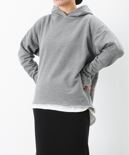 LUCA/LADY LUCK LUCA(ルカ/レディラックルカ)の「LC/LLL 裏毛コクーンパーカー【セットアップ着用可】(パーカー・レディース・ブラック/グレー/ライトベージュ・FREE)」の20枚目の写真