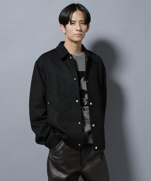 セール】フェイクスエードシャツブルゾン（ブルゾン）｜NANO universe