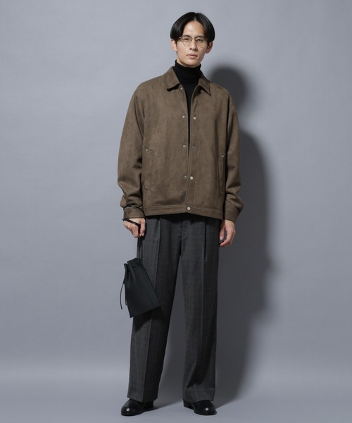 フェイクスエードシャツブルゾン（ブルゾン）｜NANO universe（ナノ