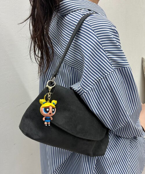 CIAOPANIC TYPY（チャオパニックティピー）の「スウェードハンドバッグ（ハンドバッグ・レディース・チャコールグレー/レッド/キャメル・ONE SIZE）」の12枚目の写真
