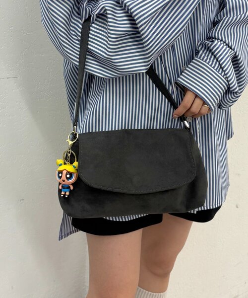 CIAOPANIC TYPY（チャオパニックティピー）の「スウェードハンドバッグ（ハンドバッグ・レディース・チャコールグレー/レッド/キャメル・ONE SIZE）」の15枚目の写真