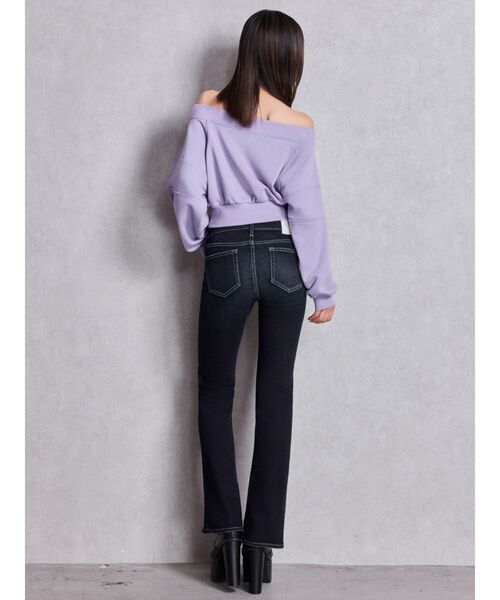 GYDA（ジェイダ）の「GG short スウェットトップス（Tシャツ/カットソー・レディース・チャコールグレー/パープル/レッド/オフホワイト・FREE）」の19枚目の写真