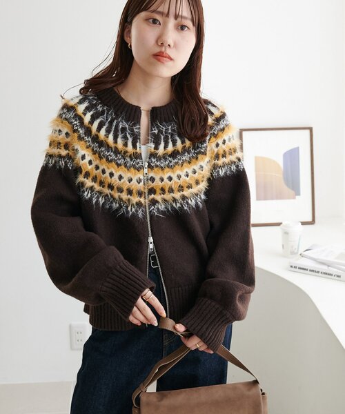 求心柄Wジッププルオーバー（カーディガン/ボレロ）｜DISCOAT（ディス