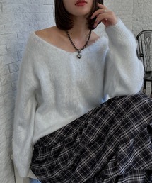 PAGEBOY | ラメキャットヤーン2WAYプルオーバー(ニット/セーター)