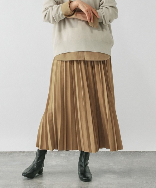 セール】ピーチサテンプリーツスカート/593379（スカート）｜GLOBAL