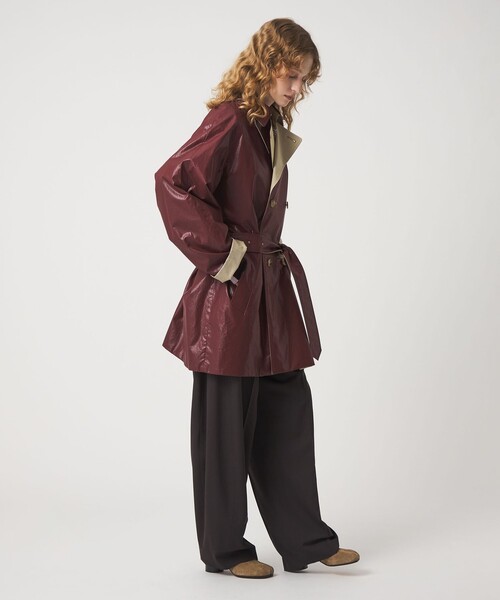 6(ROKU)＞コーティング リバーシブル コート（トレンチコート）｜6