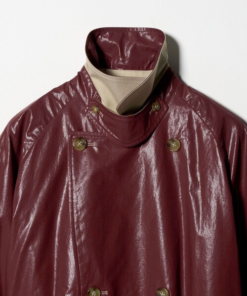 6(ROKU)＞コーティング リバーシブル コート（トレンチコート）｜6