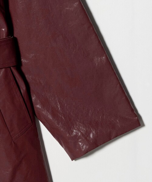 セール】＜6(ROKU)＞コーティング リバーシブル コート（トレンチ