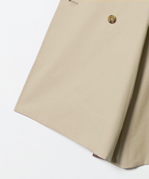 セール】＜6(ROKU)＞コーティング リバーシブル コート（トレンチ