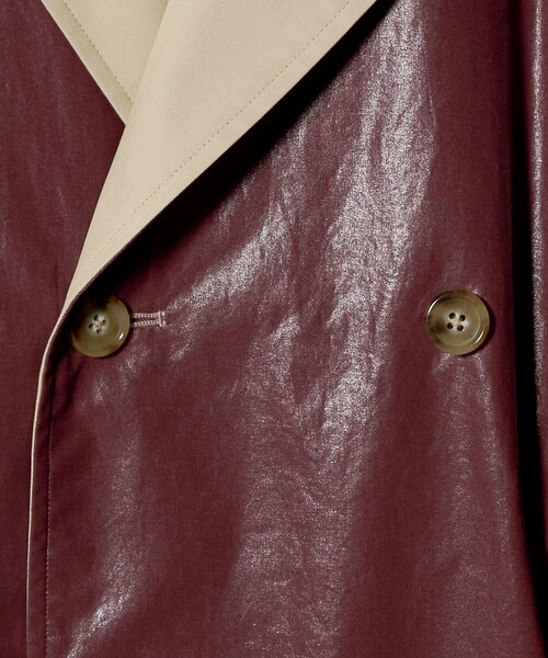 6(ROKU)＞コーティング リバーシブル コート（トレンチコート）｜6