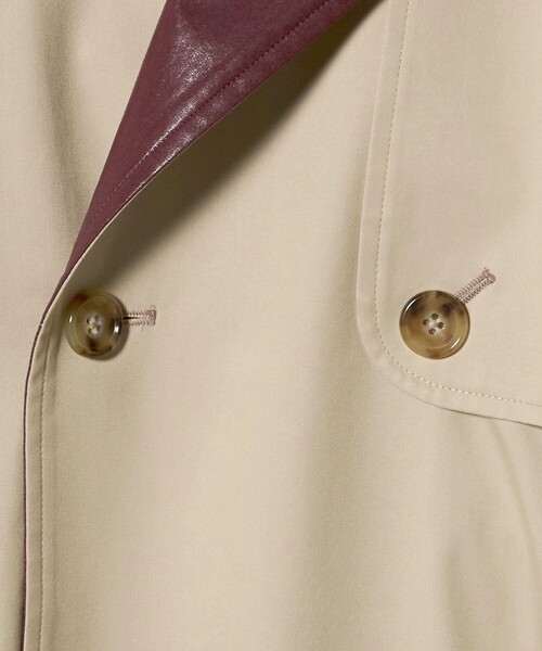 6(ROKU)＞コーティング リバーシブル コート（トレンチコート）｜6