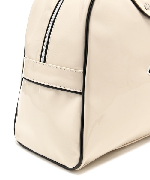 AVIREX（アヴィレックス）の「《WEB&DEPOT限定》ENAMEL BOSTON BAG/エナメルボストンバッグ（ボストンバッグ・レディース・ブラック/アイボリー・F）」の20枚目の写真