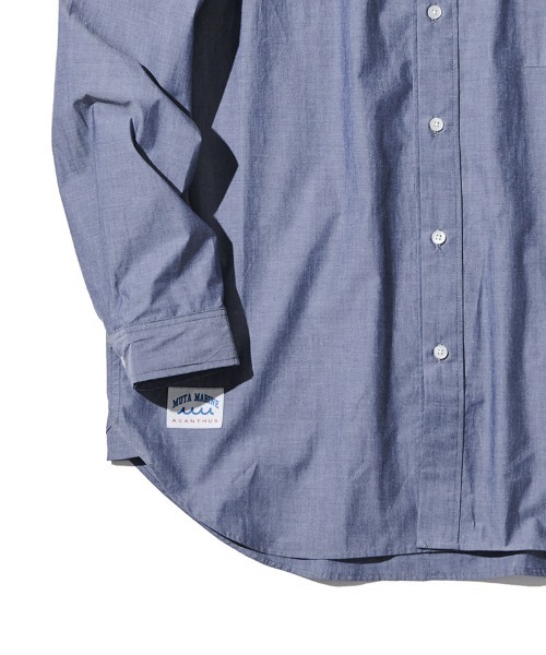 ACANTHUS（アカンサス）の「ms6290- Oversized Band Collar Shirt バンドカラーシャツ(MA2630)（シャツ/ブラウス・メンズ・ホワイト/ネイビー・S/M/L/XL）」の20枚目の写真