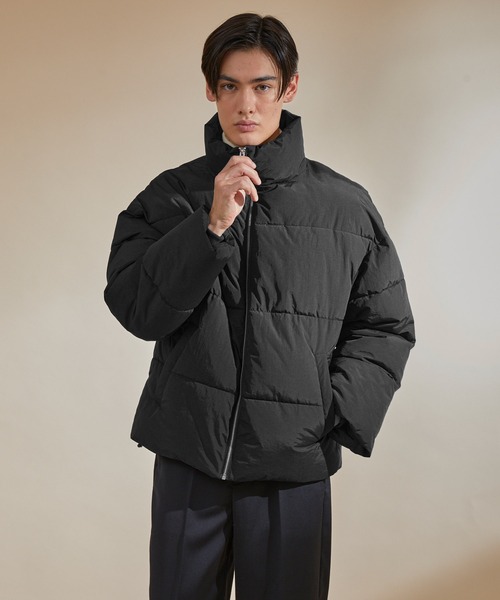 NEOL】Matte Volume High Neck Padded Jacket/マットボリューム