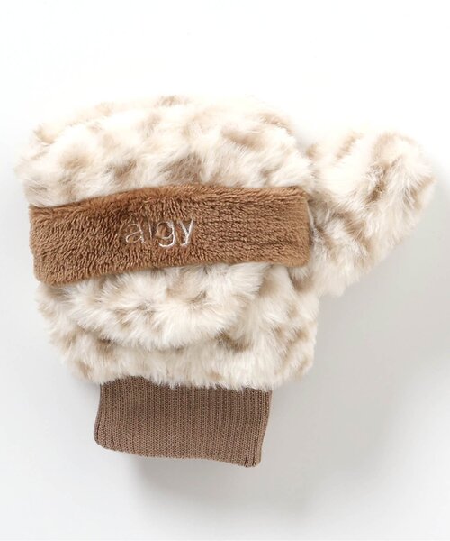 algy（アルジー）の「２WAYミトン（手袋・キッズ・アイボリー/ブラック/オフホワイト・FREE）」の13枚目の写真