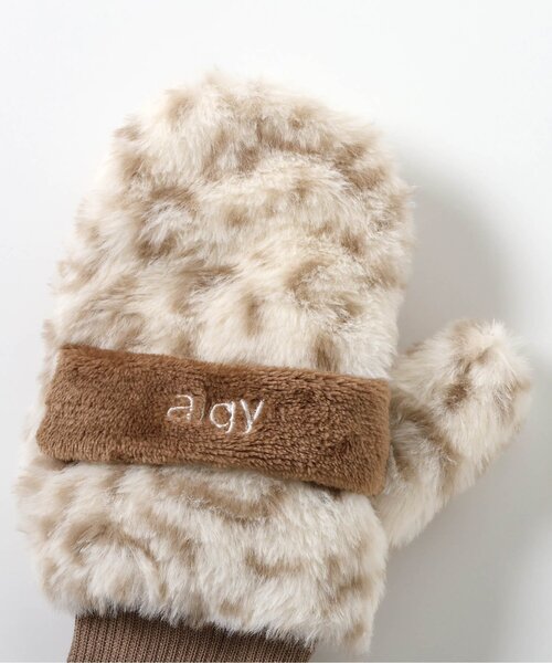 algy（アルジー）の「２WAYミトン（手袋・キッズ・アイボリー/ブラック/オフホワイト・FREE）」の6枚目の写真
