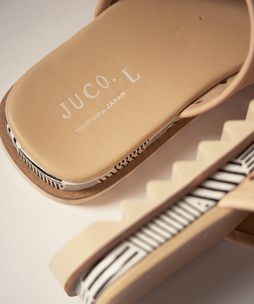 JUCO.（ジュコ）の「ホールサンダル（サンダル・レディース・ベージュ/ブラック・22.5cm/23.5cm/24.5cm/25.5cm/26.5cm）」の12枚目の写真