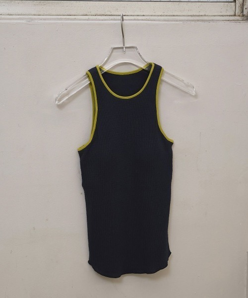 TODAYFUL(トゥデイフル)の「【TODAYFUL/トゥデイフル】Cupin Piping Tanktop/カップインパイピングタンクトップ(タンクトップ・レディース・ブルー × パープル/キナリ/ベージュ/ネイビー・FREE)」の1枚目の写真