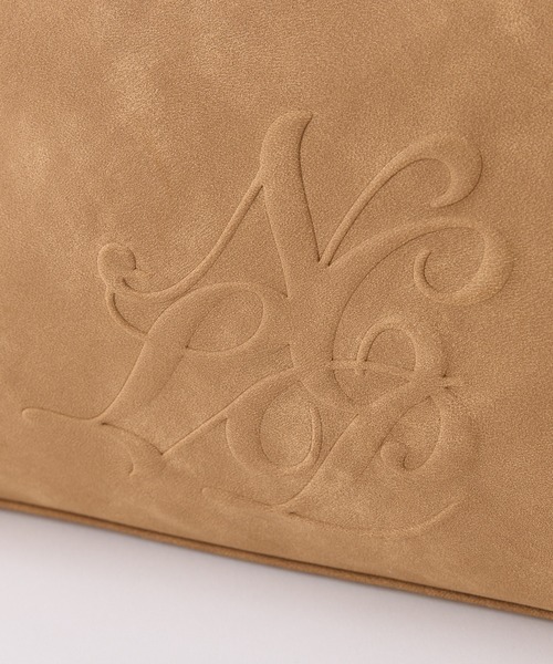 one after another NICE CLAUP（ワンアフターアナザーナイスクラップ）の「ムートンエンボスバッグ（ボストンバッグ・レディース・グレー/ブラック/キャメル・FREE）」の11枚目の写真