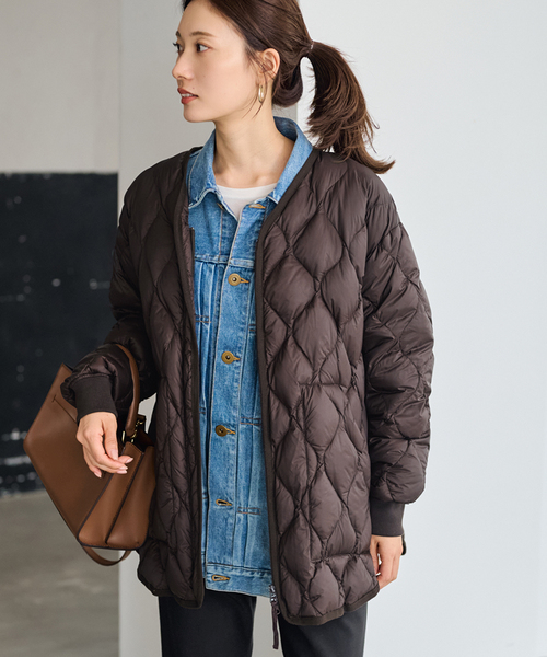 FRAMeWORK（フレームワーク）の「≪WEB先行 / 追加≫TAION/タイオン 別注フードビブス付きブルゾン（その他アウター・レディース・ブラック/カーキ/ブラウン/ベージュ・FREE）」の14枚目の写真