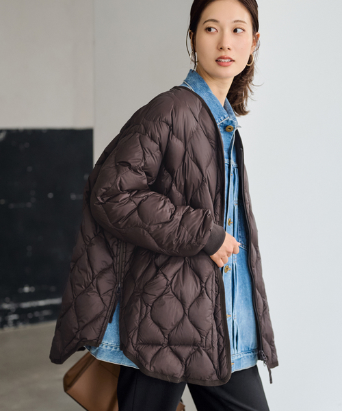 FRAMeWORK（フレームワーク）の「≪WEB先行 / 追加≫TAION/タイオン 別注フードビブス付きブルゾン（その他アウター・レディース・ブラック/カーキ/ブラウン/ベージュ・FREE）」の15枚目の写真