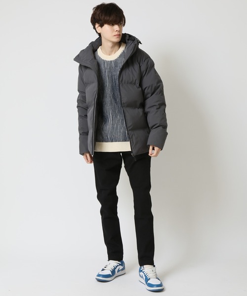 撥水防風フード付きダウンジャケット phenix（プラスフェニックス） 【セットアップ対応】 ダウンジャケット