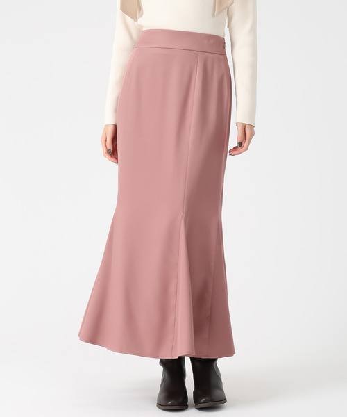 31 Sons de mode(トランテアン ソン ドゥ モード)の「2025秋冬新作 ウィンターレースアップマーメイドスカート(スカート・レディース・ベージュ/ピンク/ブラウン系・M/S)」の3枚目の写真