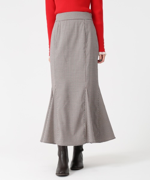 31 Sons de mode(トランテアン ソン ドゥ モード)の「2025秋冬新作 ウィンターレースアップマーメイドスカート(スカート・レディース・ベージュ/ピンク/ブラウン系・M/S)」の12枚目の写真