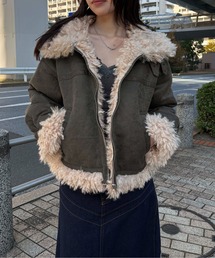 フェイクムートンショートブルゾン