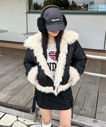 フェイクムートンショートブルゾン