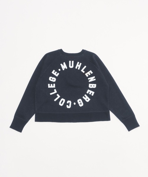 バックロゴZIPニットプルオーバー（ニット/セーター）｜niko and