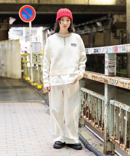 nicoさん専用 niko and ｜ハーフZIPラインニットプルオーバー | Rakuten Fashion