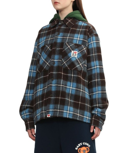 FLANNEL SHIRT JACKET #1（その他アウター）｜A BATHING APE（ア