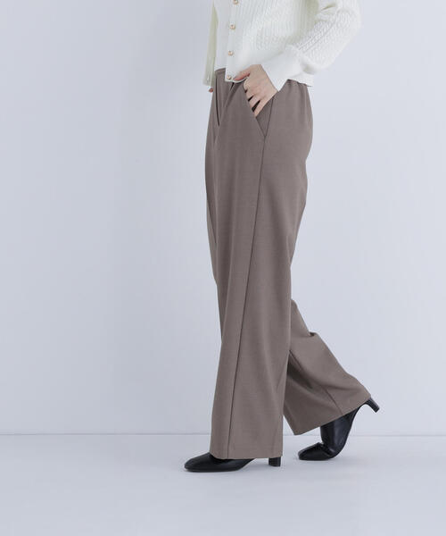 NATURAL BEAUTY BASIC（ナチュラルビューティーベーシック）の「◇ウォームタッチワイドパンツ（その他パンツ・レディース・チャコールグレー/ベージュ・SMALL/MEDIUM/P/S）」の16枚目の写真