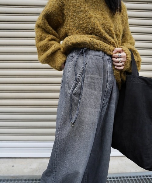 ANTHEM A】 WASHED DENIM NO-BRAINER PANTS（デニムパンツ）｜ANTHEM A