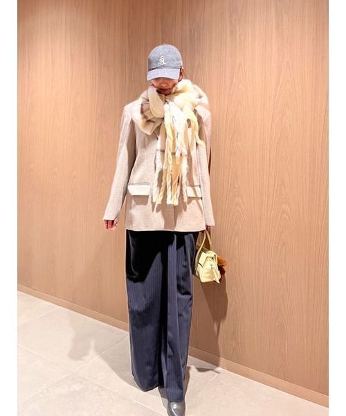 SNIDEL（スナイデル）の「ハイウエストドレープパンツ（その他パンツ・レディース・アイボリー/グレー/ネイビー・0/1）」の13枚目の写真