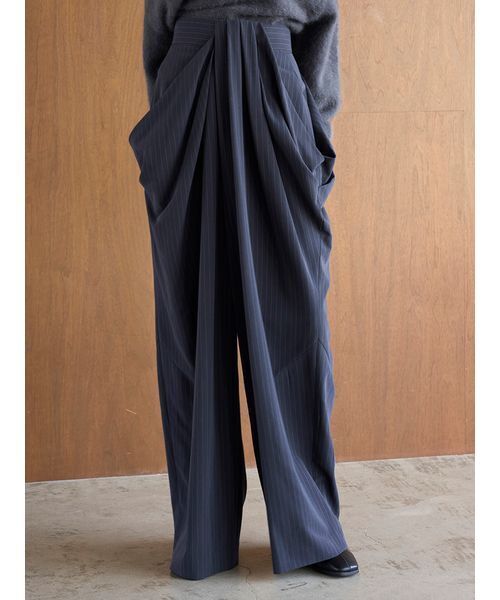 SNIDEL（スナイデル）の「ハイウエストドレープパンツ（その他パンツ・レディース・アイボリー/グレー/ネイビー・0/1）」の16枚目の写真