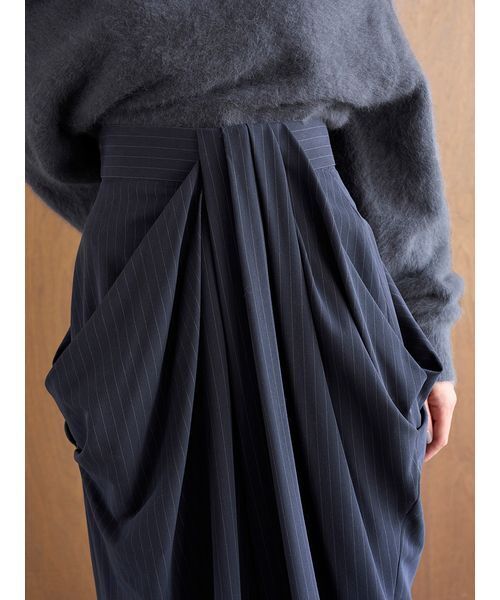 SNIDEL（スナイデル）の「ハイウエストドレープパンツ（その他パンツ・レディース・アイボリー/グレー/ネイビー・0/1）」の19枚目の写真