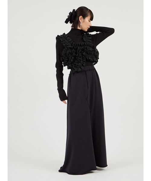 emmi(エミ)の「ギャザー3wayビスチェ(その他トップス・レディース・ホワイト/ブラック・F)」の11枚目の写真