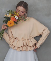 MERAKI(メラキ)の裾2段フリルトップス(その他トップス)