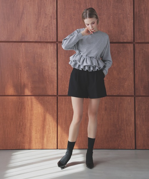 MERAKI（メラキ）の「裾2段フリルトップス（その他トップス・レディース・ブラック/グレー/ベージュ・FREE）」の20枚目の写真