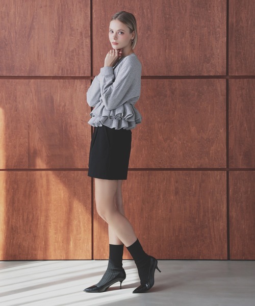 MERAKI（メラキ）の「裾2段フリルトップス（その他トップス・レディース・ブラック/グレー/ベージュ・FREE）」の21枚目の写真