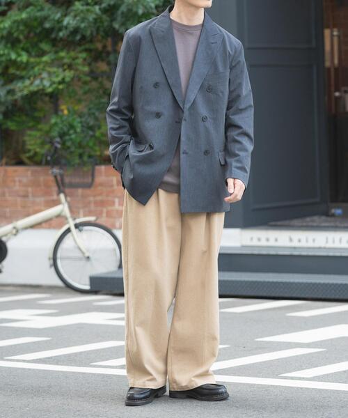 ITEMS URBANRESEARCH(アイテムズ アーバンリサーチ)の「Gabardine Double Blest Jacket(その他アウター・メンズ・ネイビー/ブラック/チャコールグレー・LARGE/MEDIUM)」の20枚目の写真