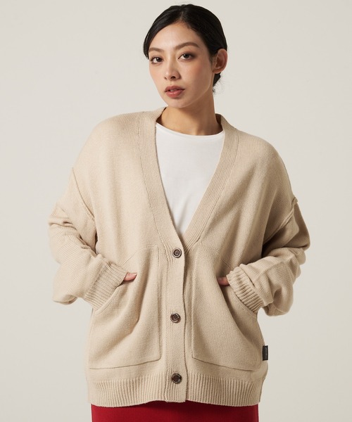Eddie Bauer(エディーバウアー)の「アルパイン ルート カーディガン(カーディガン/ボレロ・レディース・ダークブラウン/ダークオレンジ/アイボリー・L/M/S/XL)」の2枚目の写真