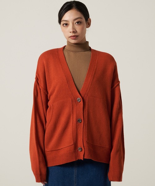 Eddie Bauer(エディーバウアー)の「アルパイン ルート カーディガン(カーディガン/ボレロ・レディース・ダークブラウン/ダークオレンジ/アイボリー・L/M/S/XL)」の10枚目の写真