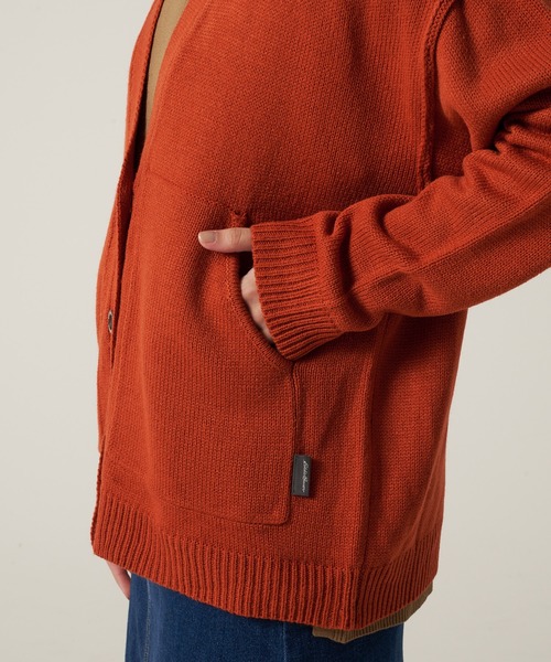 Eddie Bauer(エディーバウアー)の「アルパイン ルート カーディガン(カーディガン/ボレロ・レディース・ダークブラウン/ダークオレンジ/アイボリー・L/M/S/XL)」の16枚目の写真
