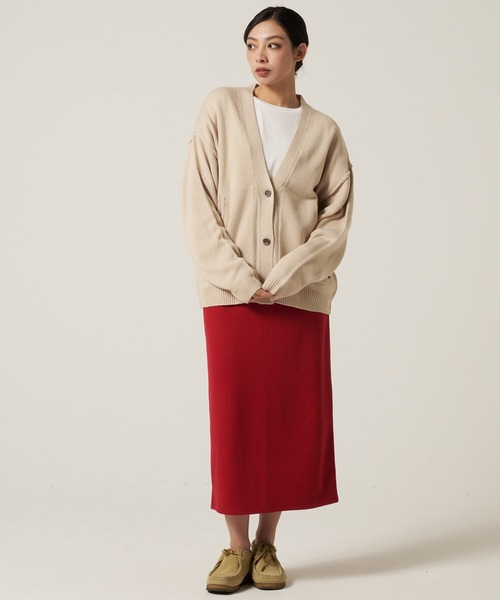 Eddie Bauer(エディーバウアー)の「アルパイン ルート カーディガン(カーディガン/ボレロ・レディース・ダークブラウン/ダークオレンジ/アイボリー・L/M/S/XL)」の4枚目の写真